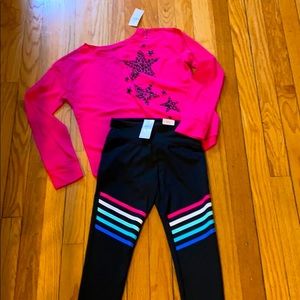 NWT Justice 2 piece outfit